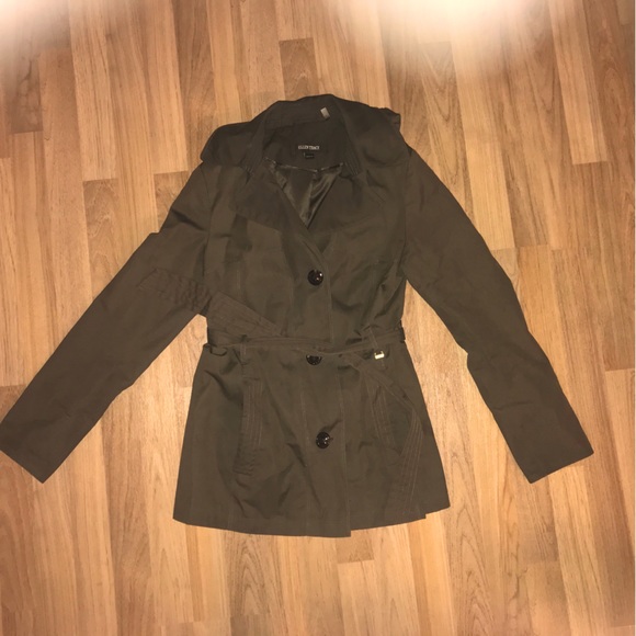 Ellen Tracy Hip Length Trench Coat - Picture 2 of 4
